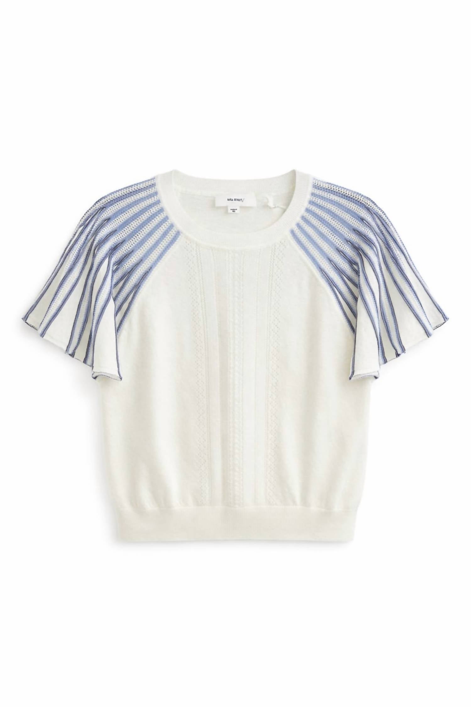 Sita Murt - Striped Flared Sleeve Sweater