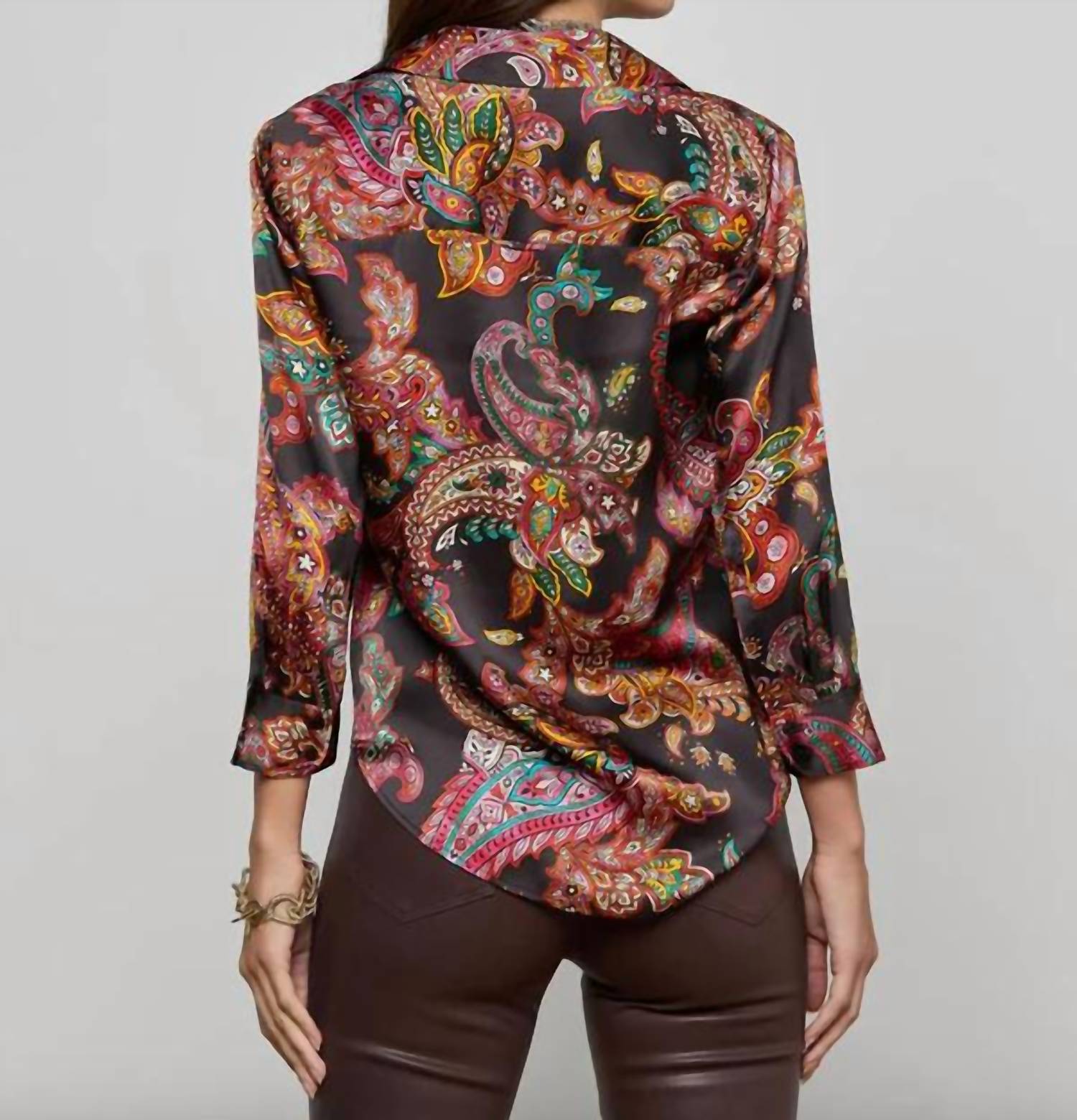 L'Agence - Dani 3/4 Sleeve Blouse