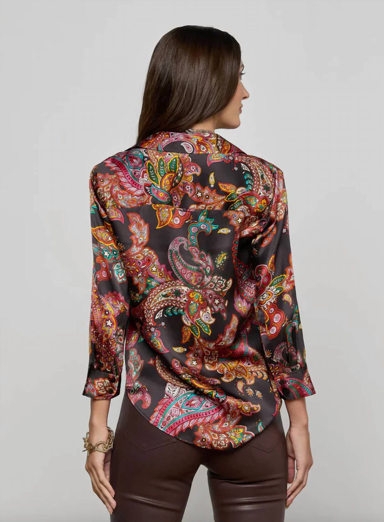 L'Agence - Dani 3/4 Sleeve Blouse