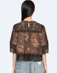 Sea - LUISA PRINT TOP