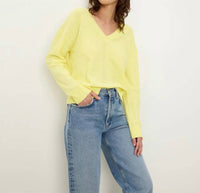 Michael Stars - Halsey V Neck Long Sleeve Pullover