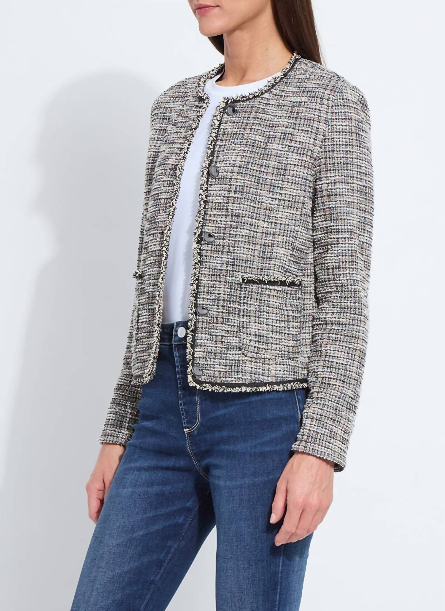 Lysse - Charlotte Collarless St Tweed Jacket