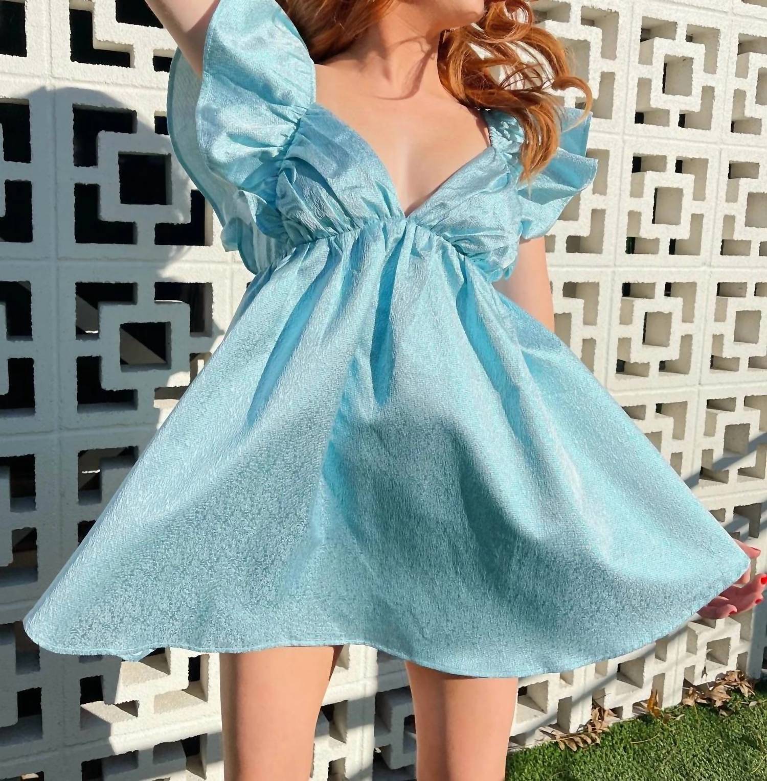 Buddylove - Shimmer Ruffle Dress