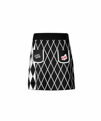 Castelbajac - Women's Heart-embroidered Knit Golf Culottes Skort