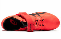 ASICS Men's Long Jump Pro 2 Shoes in black red - men's shoe - detail view