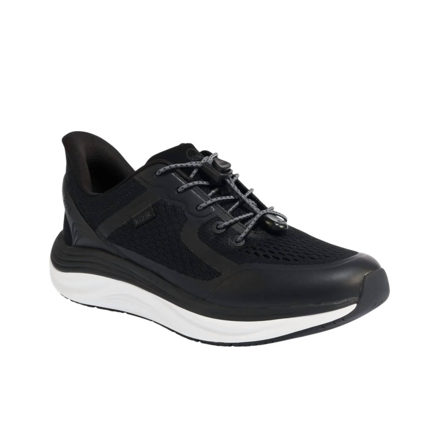 kizik Men's London Comfort Sneakers in black - men's sneaker