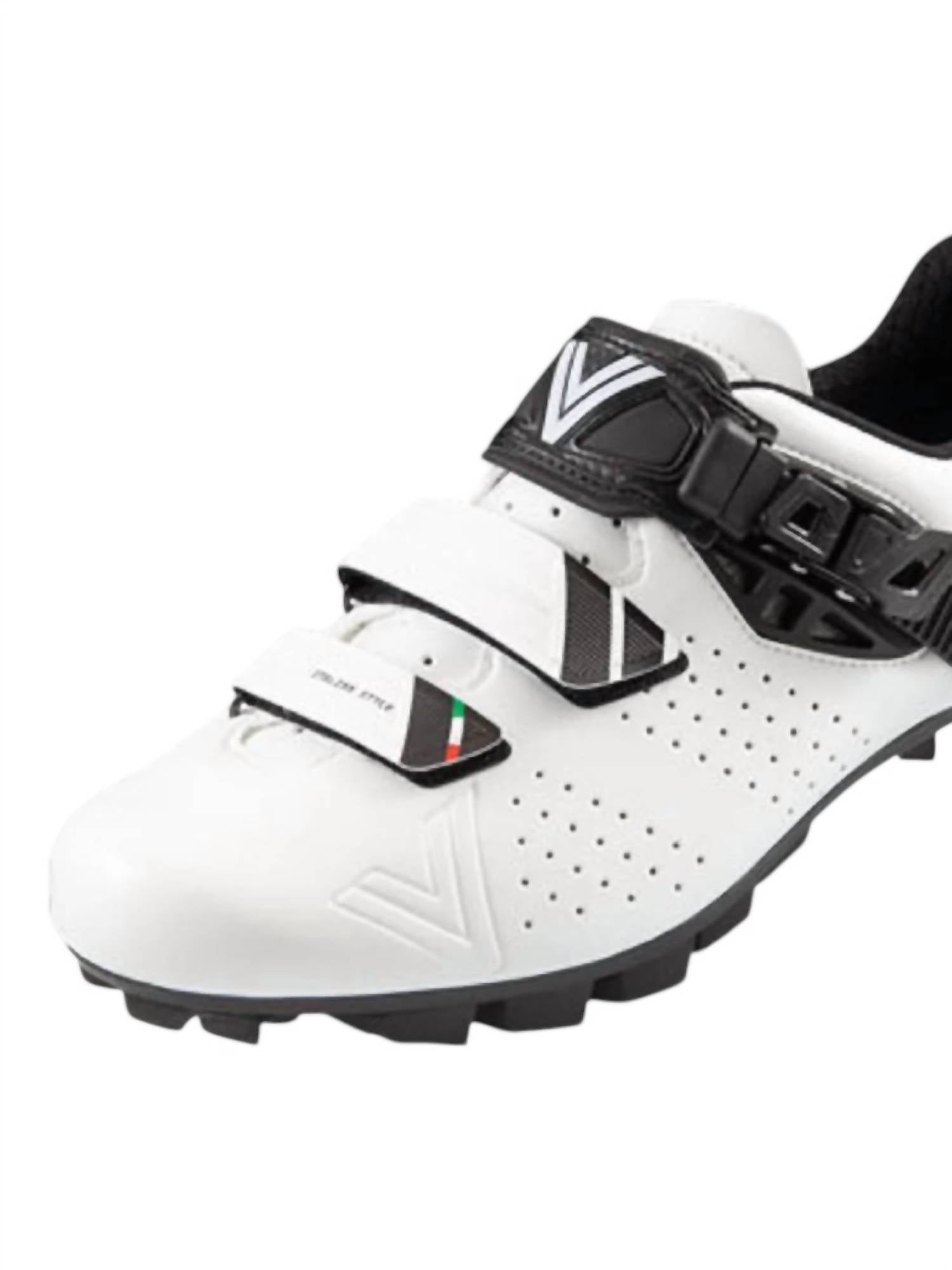 Vittoria Unisex Hera Performance Mtb Cycling Shoes in white - sneaker - detail view