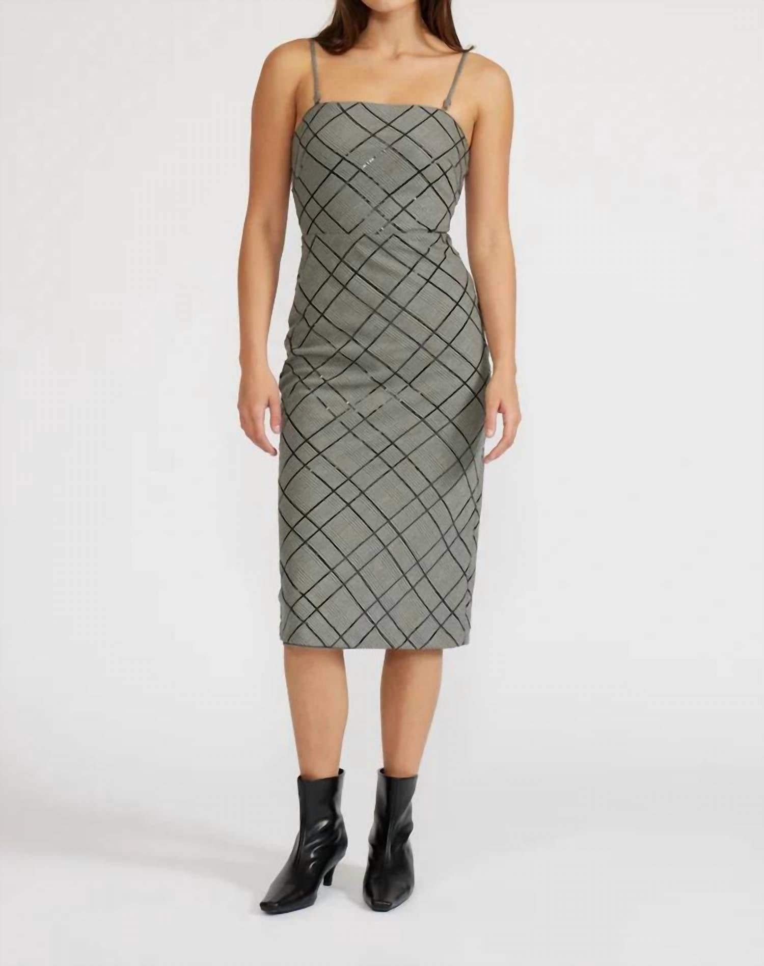 Lucy Paris - Klein Midi Dress