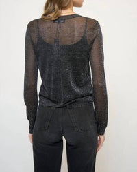 Central Park West - Colette Sheer Lurex Cardigan