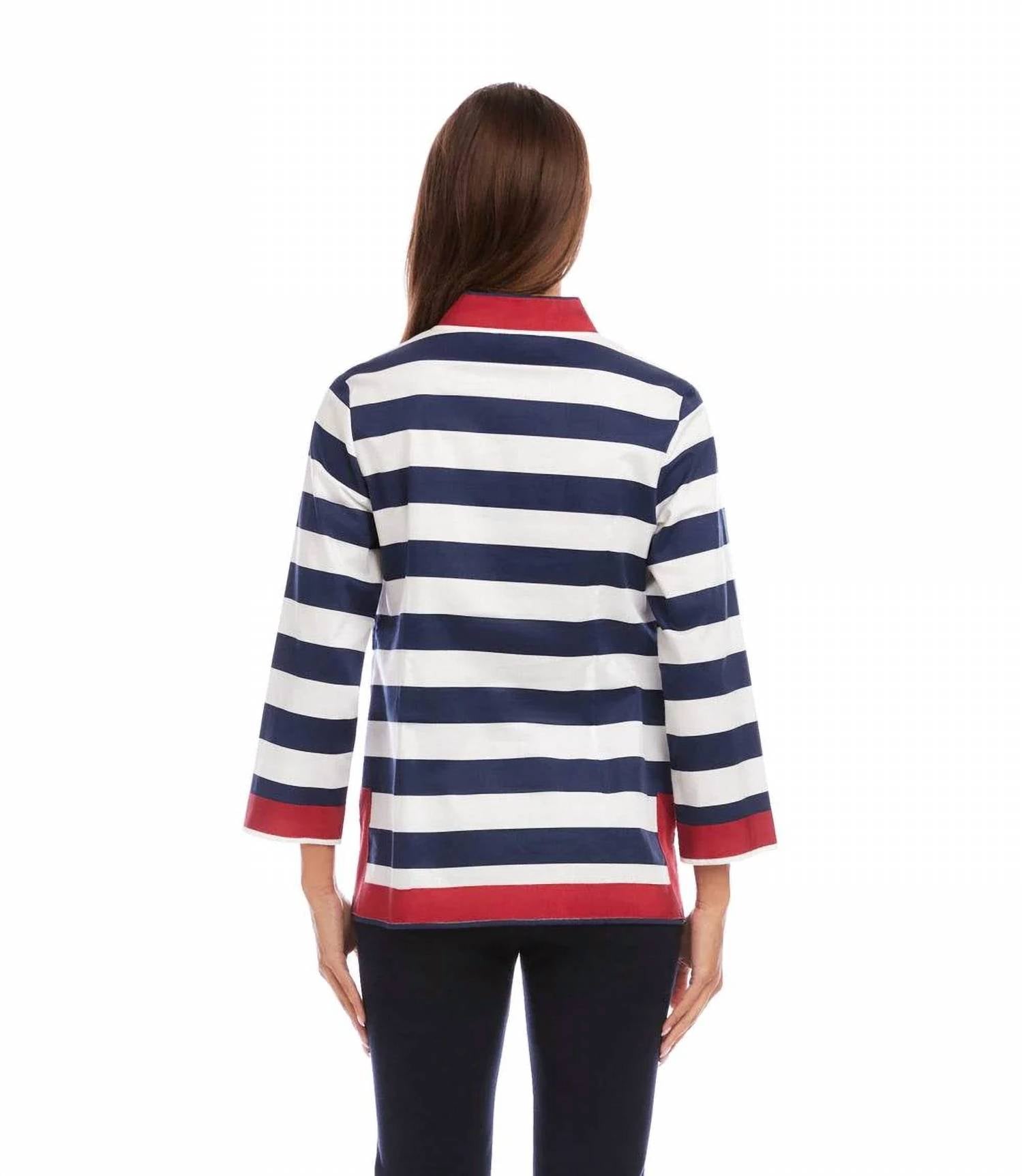Karen Kane - Striped St Tropez Tunic Top