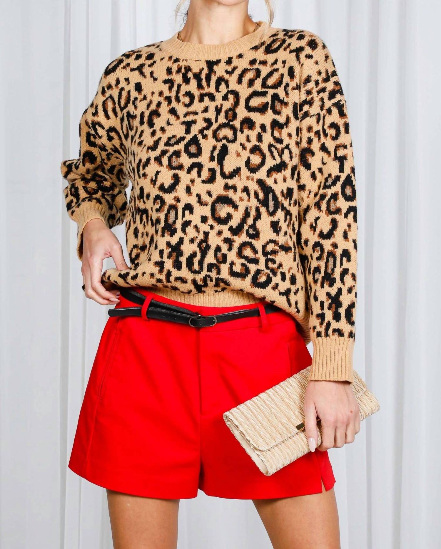 Vine & Love - Trim Jacquard Sweater