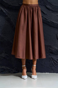 Lalavon - Flare Midi Skirt