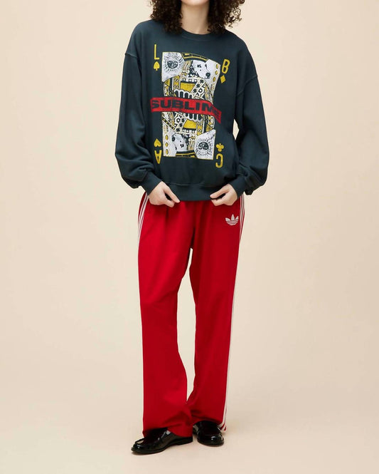 Daydreamer - Sublime Playing Card Bf Crew Sweatshirt