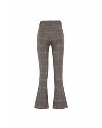 THEO the Label Eudora Sequined Pant in koffee bean - women's pants - detail view
