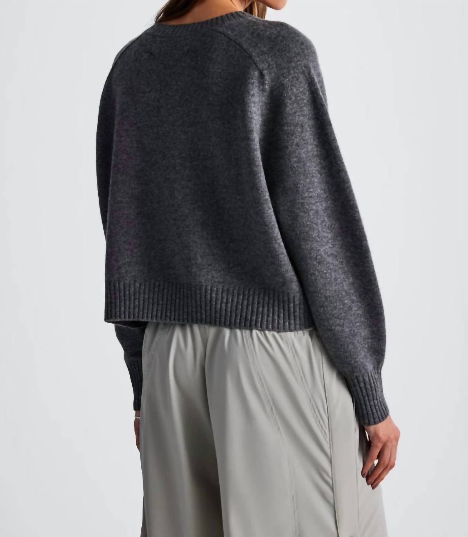In/One - Amara Cashmere Long Sleeve Crop Top