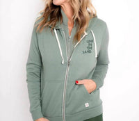 Line In The Sand - Afternoon Zip Long Sleeve Hoodie