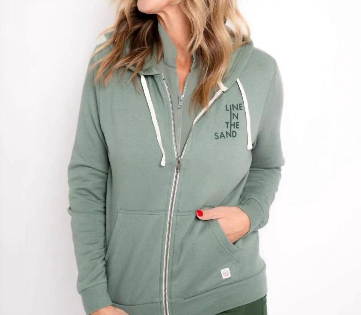 Line In The Sand - Afternoon Zip Long Sleeve Hoodie