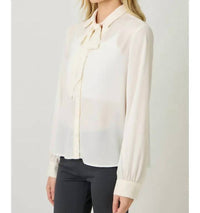 Mystree - Diana Detachable Tie Neck Blouse