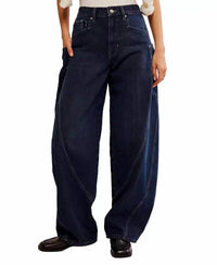 Free People - High-rise Barrel Jeans