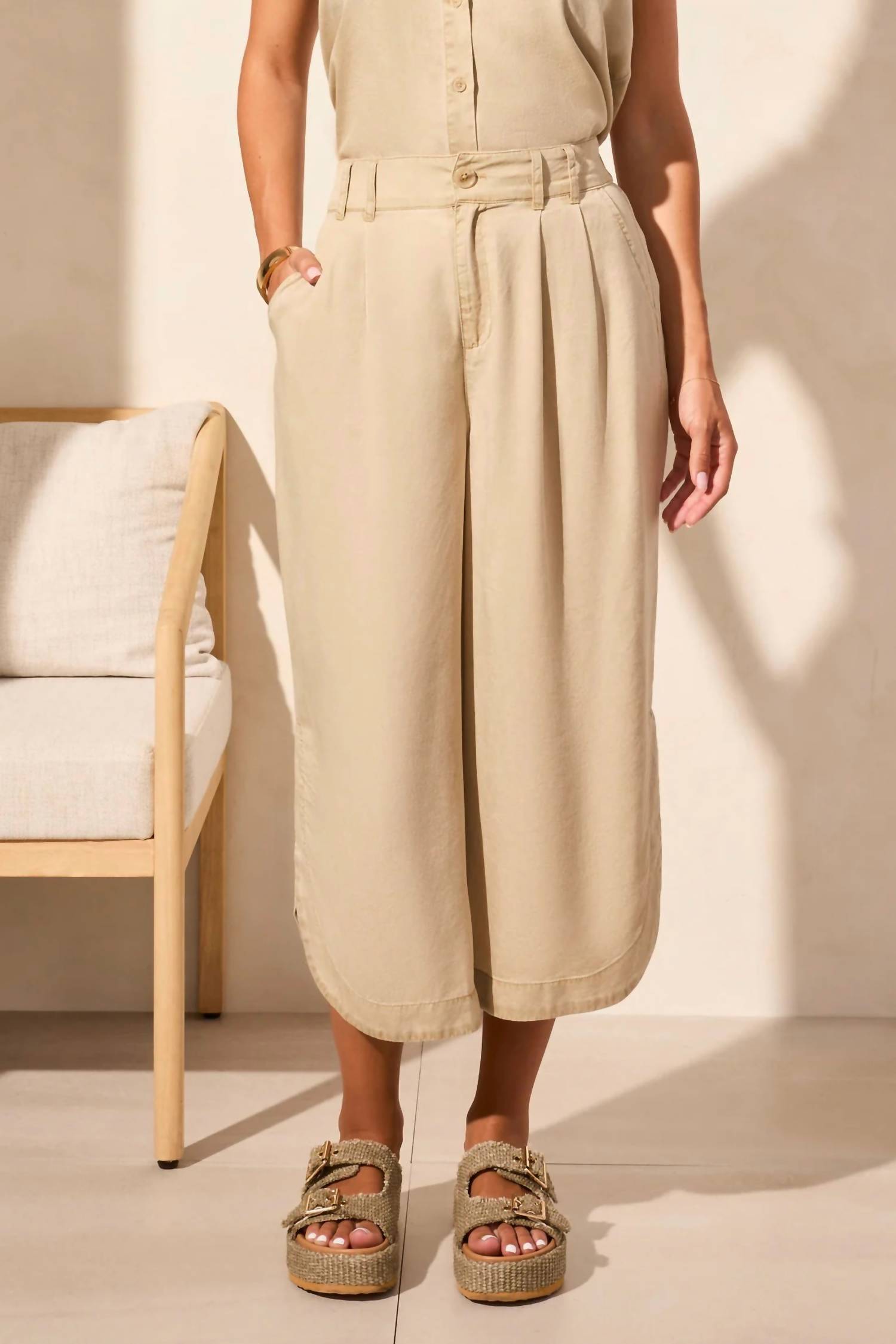 Tribal - Flowy Pleated Pant