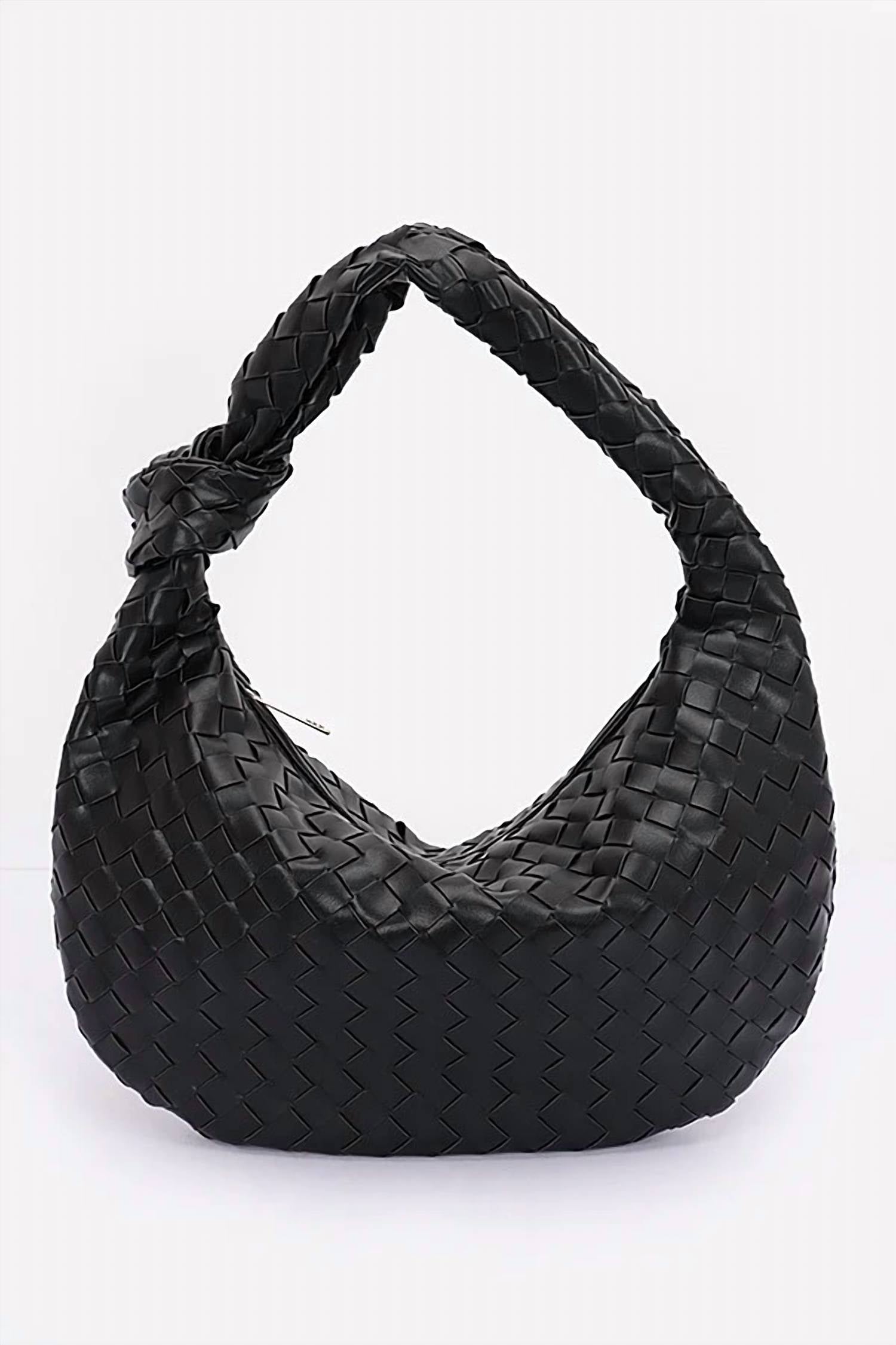 H&D Accessories - Women's Braided Hobo Bag
