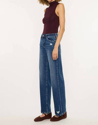 Kancan - High Rise Wide Leg Jeans