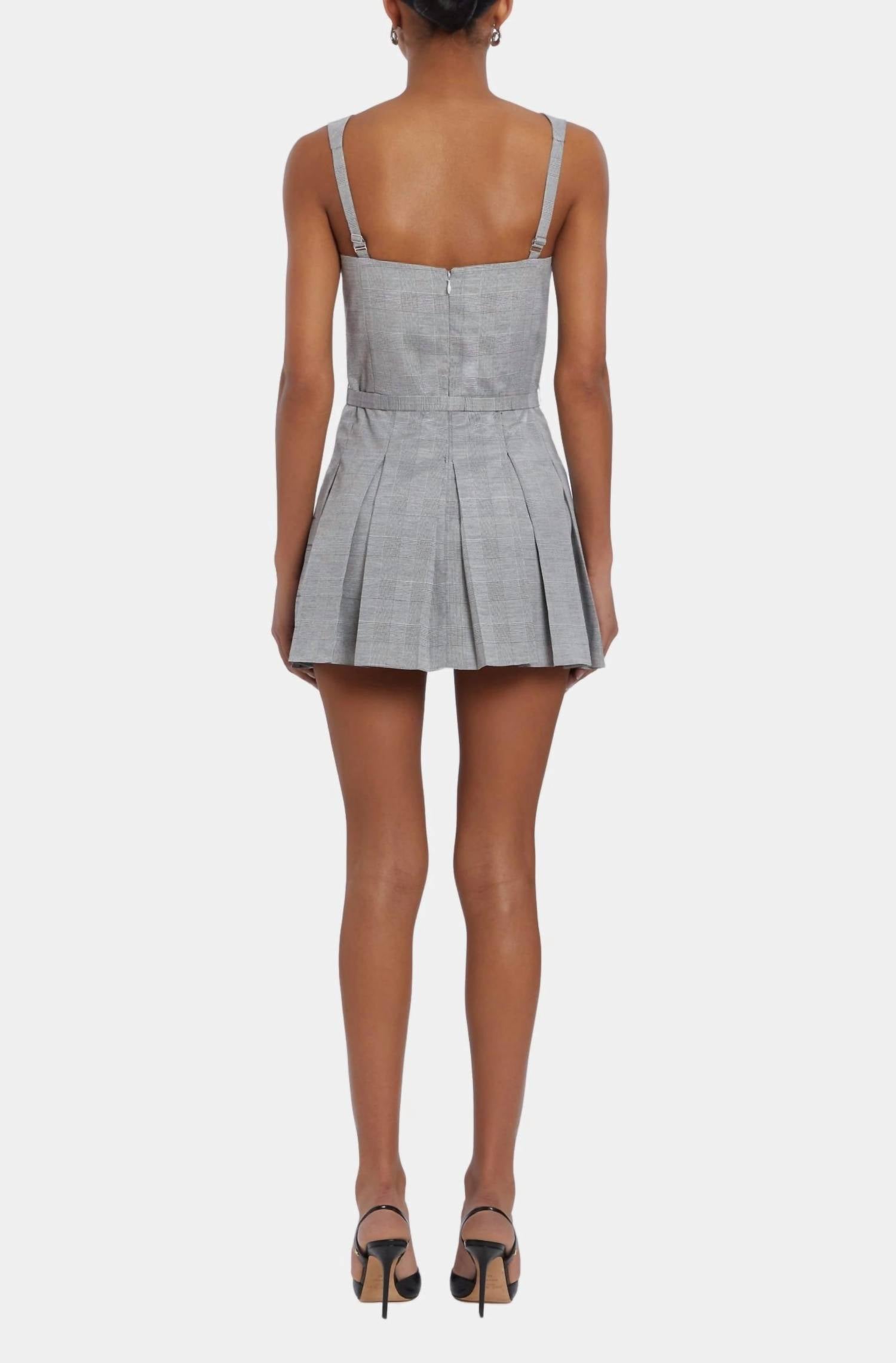 Amanda Uprichard - Mercy Belted Skort Romper