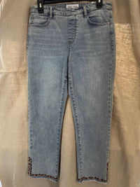 TRIBAL cropped jean in light breeze - women's jeans - view 4