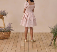 NORALEE Girls Cosette Dress in lavender floral - kids' dress - alternate view