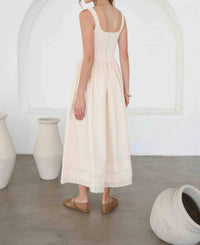 Moon River - Pointelle Maxi Dress