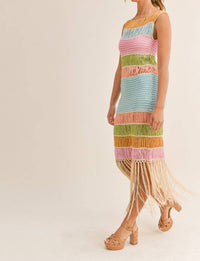 Mable - Astoria Fringed Crochet Dress