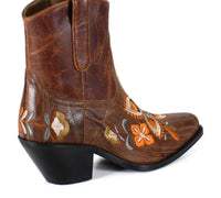 Diba True - Women's Cains Ville Floral Embroidery Mid-calf Boot