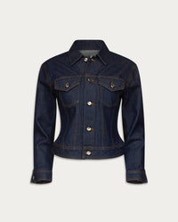 Ossou Hitch Denim Jacket in sable wash - women's jacket - view 5
