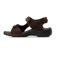 Gravity Defyer Men's Outpost Outdoor Sandal in brown - men's sandal - detail view