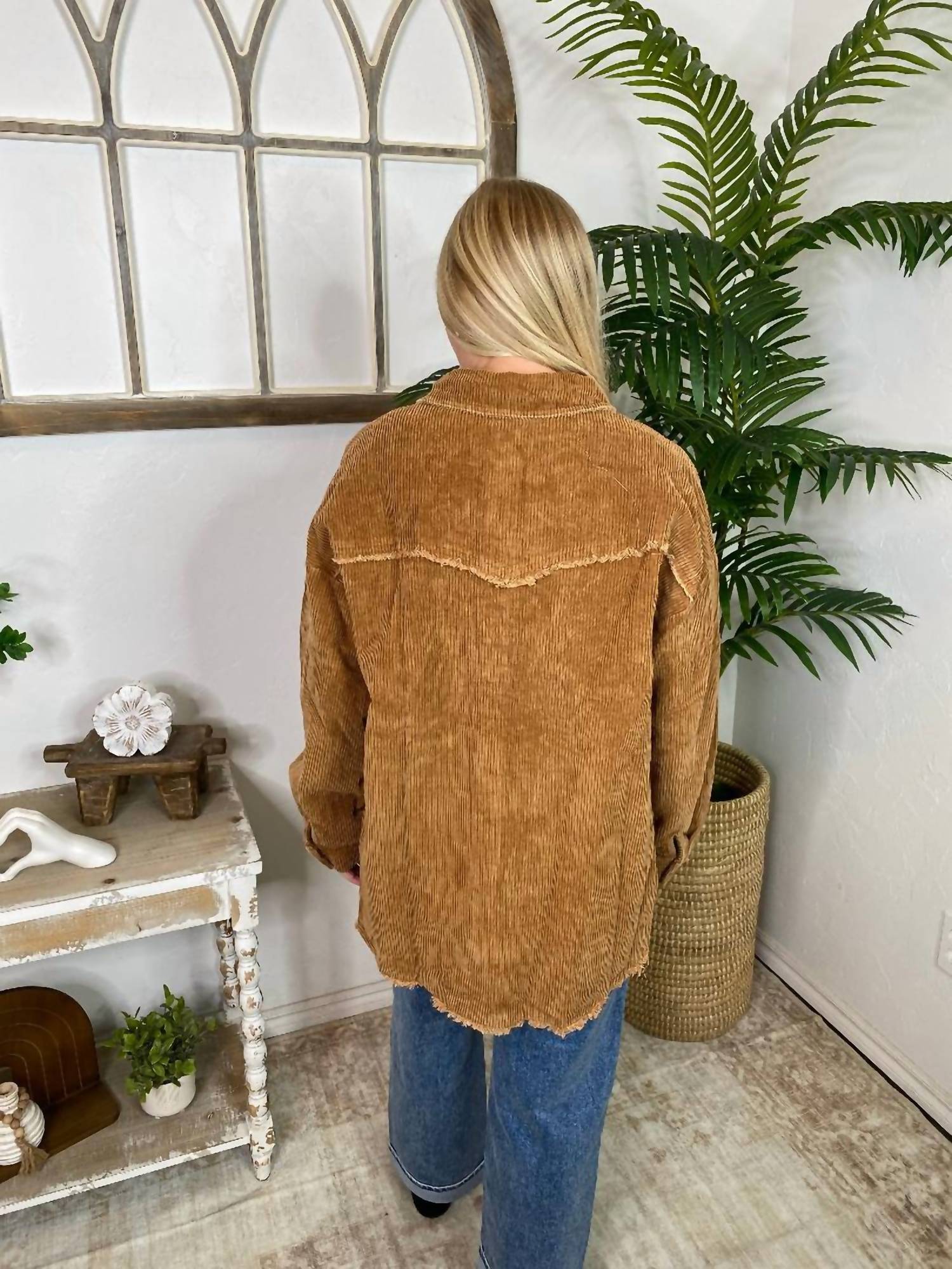 Entro - Washed Corduroy Shacket