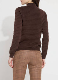 Lysse - Valery Smocked Mock Sweater