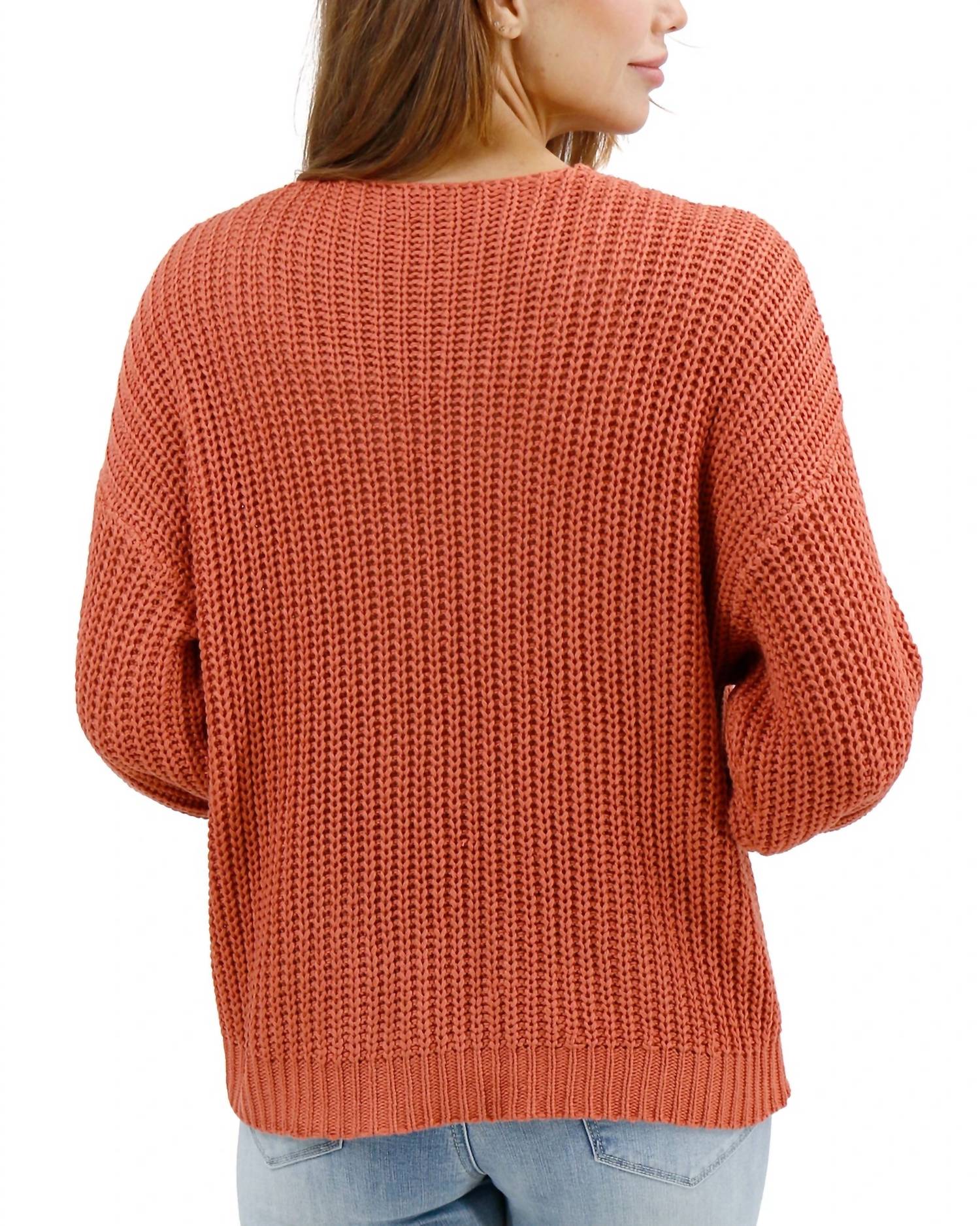 Grace & Lace - Boyfriend Slouchy Knit Sweater