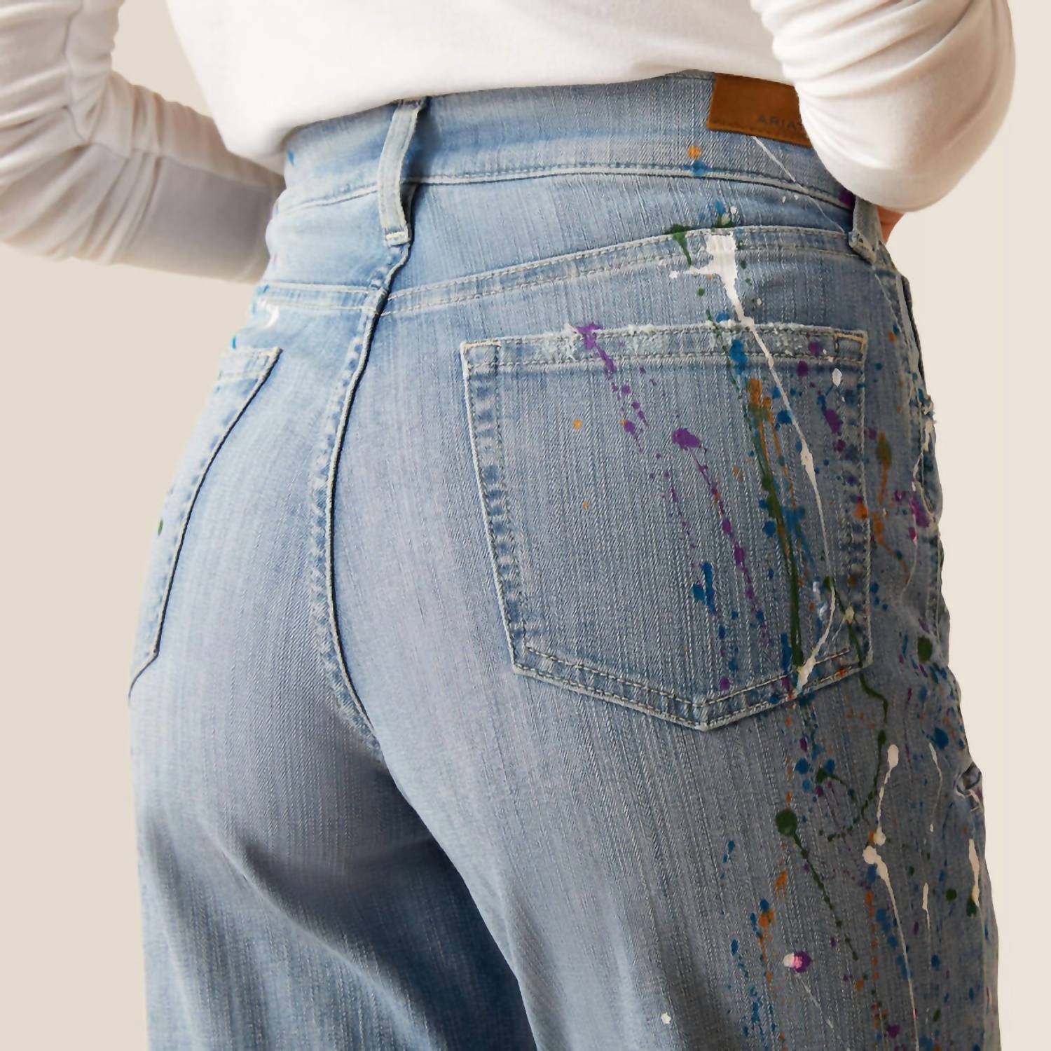 Ariat - Ultra High Rise Paint Splater Jeans