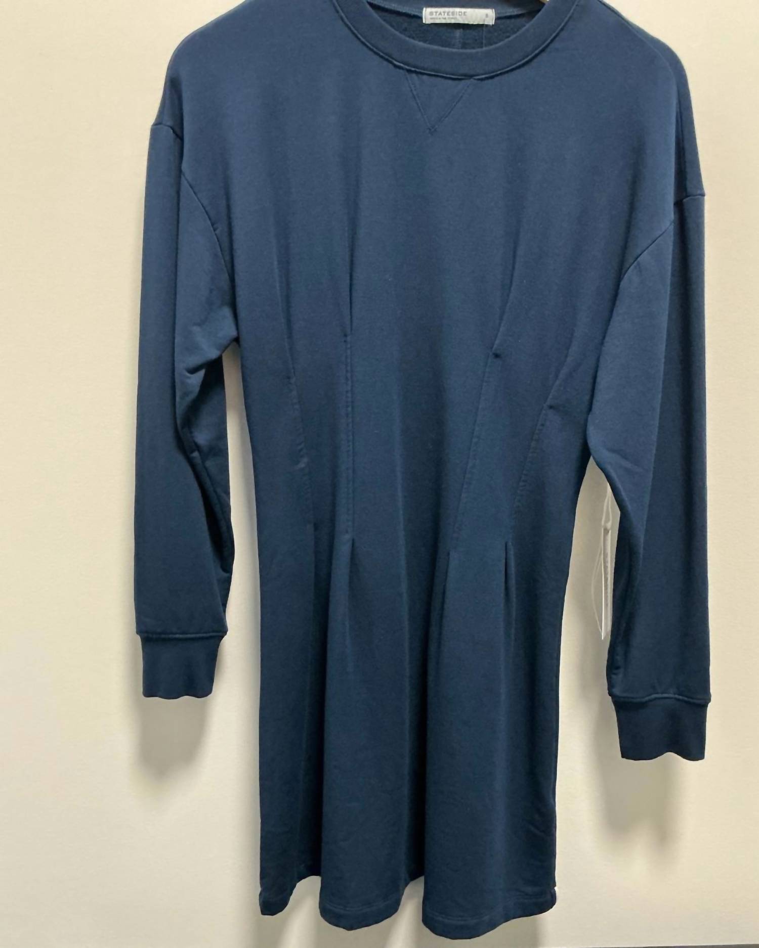 Stateside - Women's Heavy Softest Fleece Pintuck Mini Dress