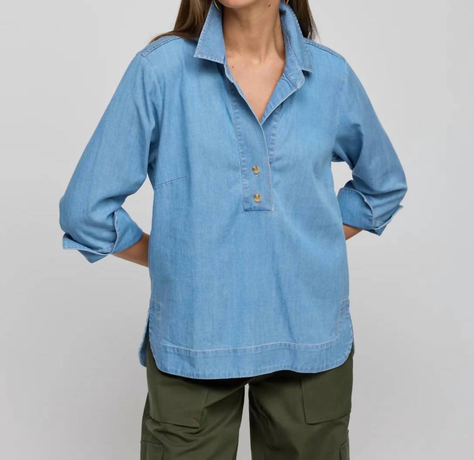 Hinson Wu - 3/4 Sleeve Aileen Top