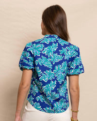 Southern Tide - Payge Poplin Short Sleeeve Top