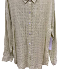 TRIBAL Jacquard blouse in wild lime - women's blouse - view 5