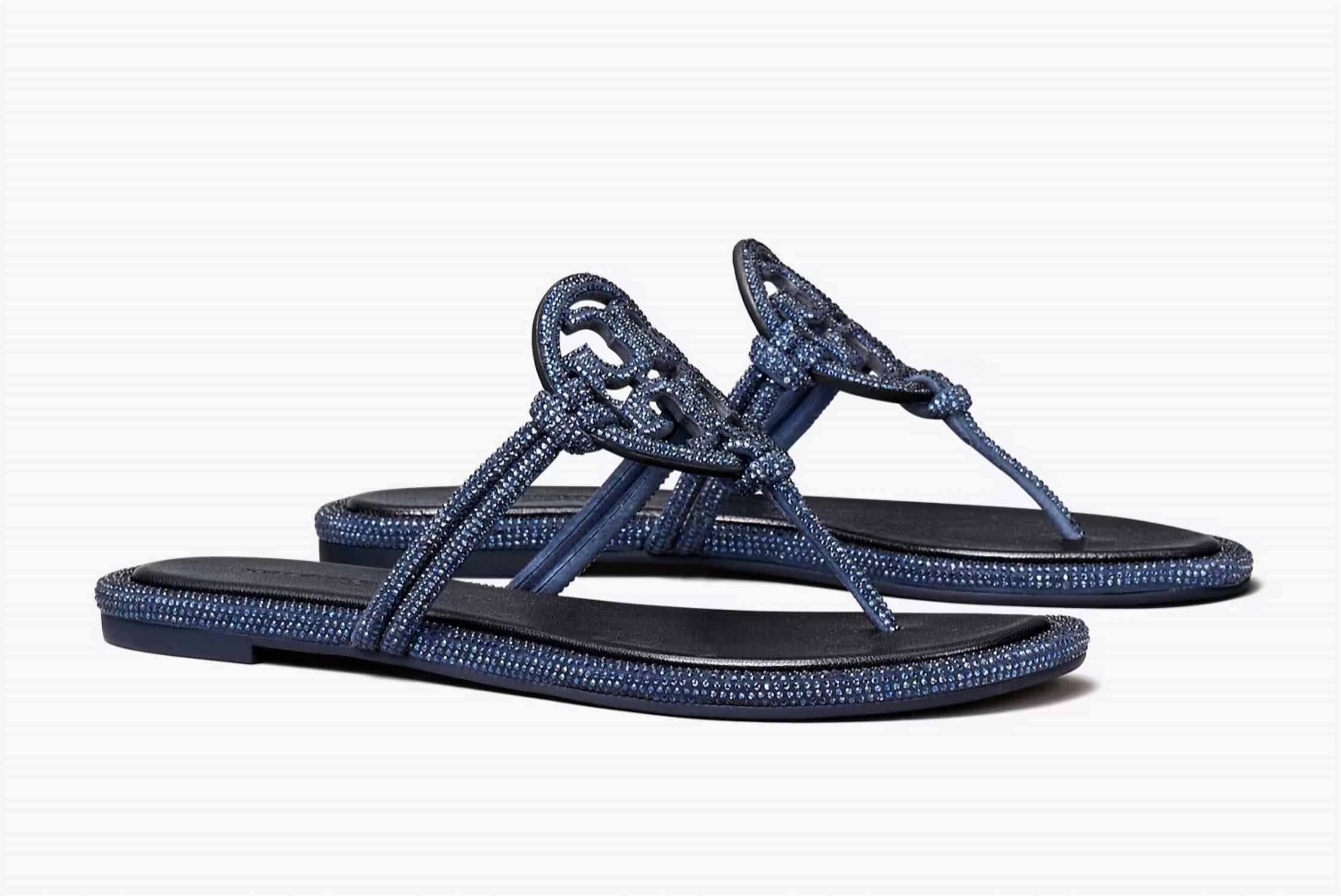 Tory Burch - Women's Miller Knotted Crystal Sandal