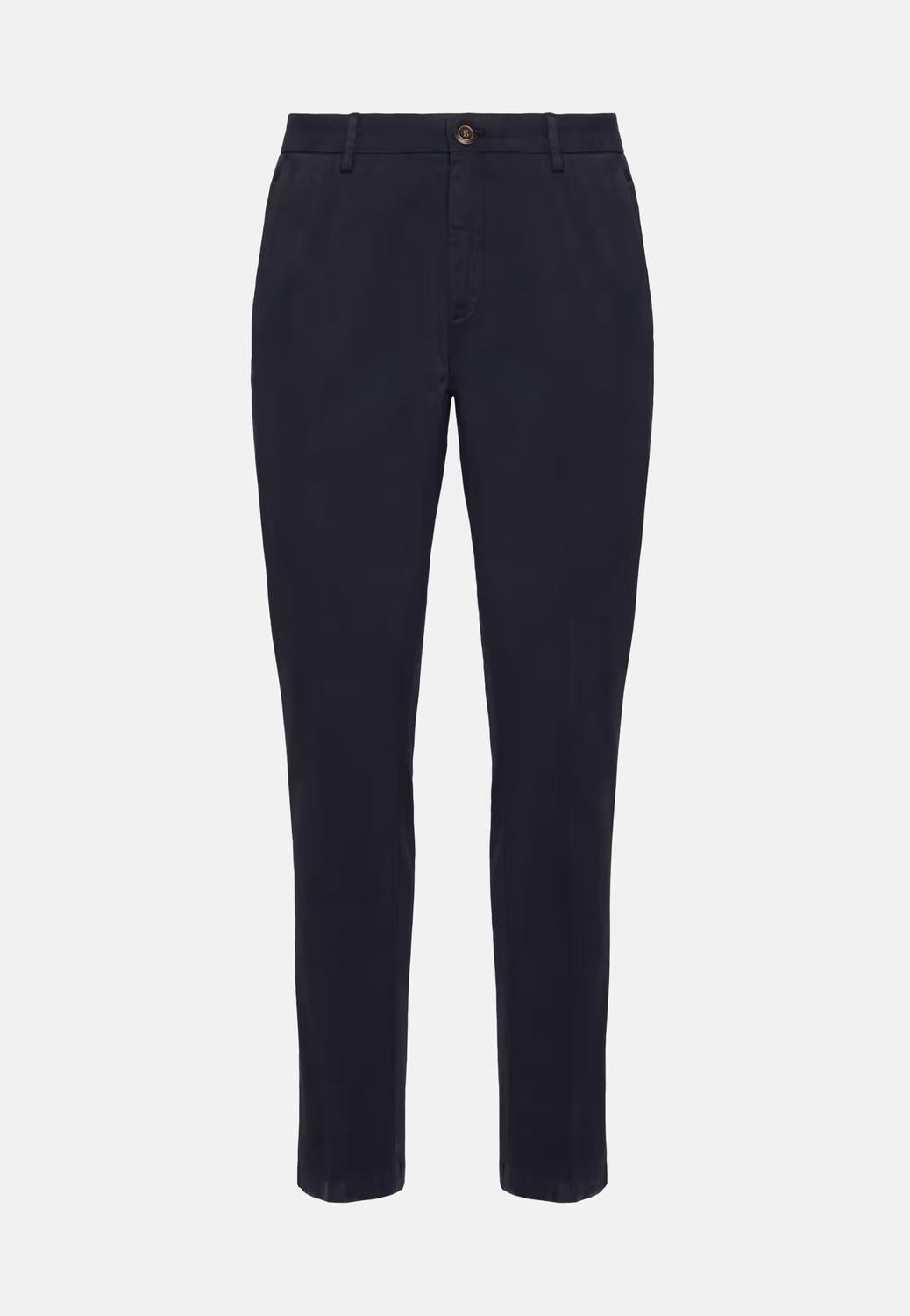 Boggi Milano - Stretch Cotton Straight Fit Dress Pant