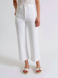 Daze - Valley Girl High Rise Crop Wide Leg Jeans