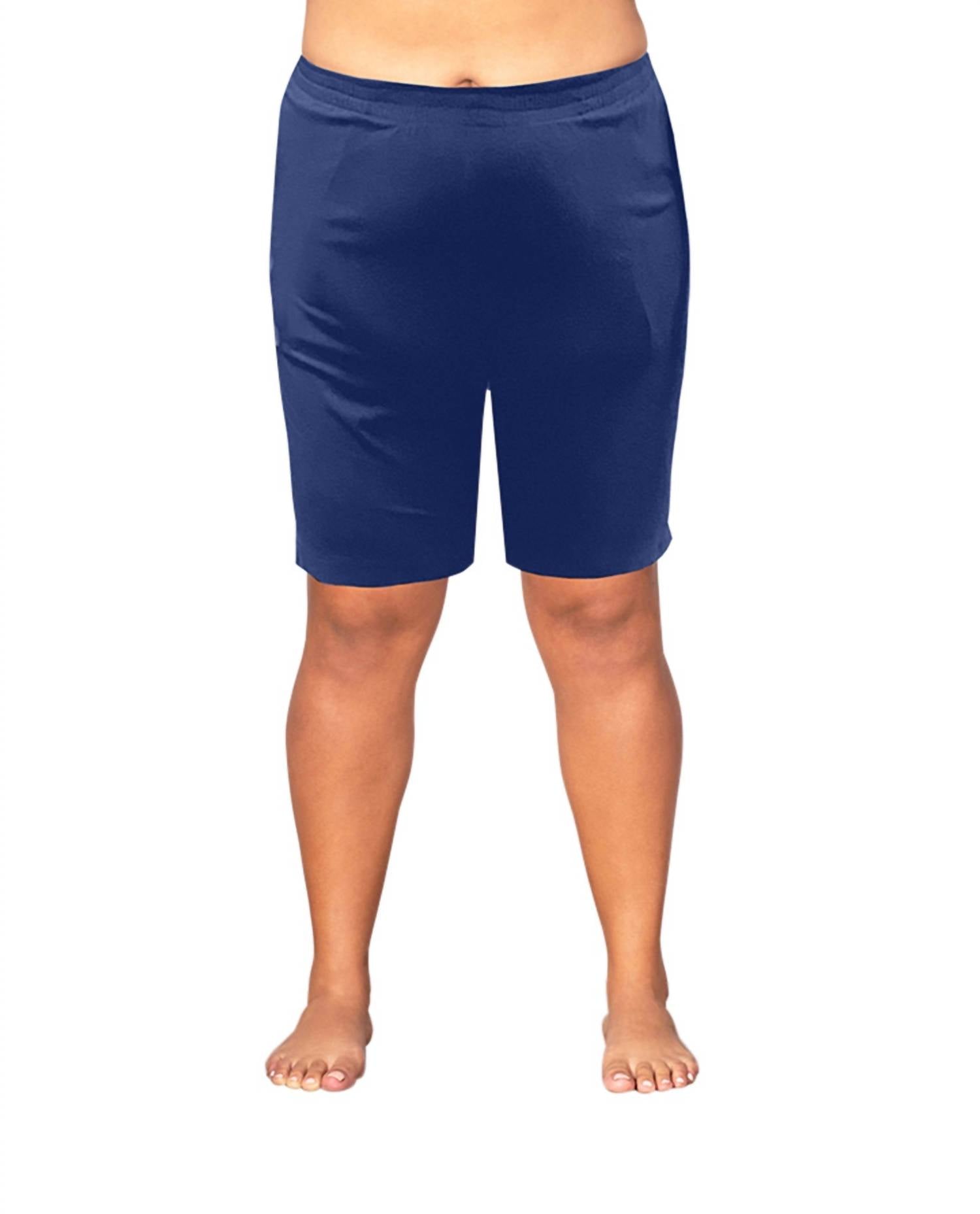 On The Plus Side - Cotton Jersey Shorts - Plus