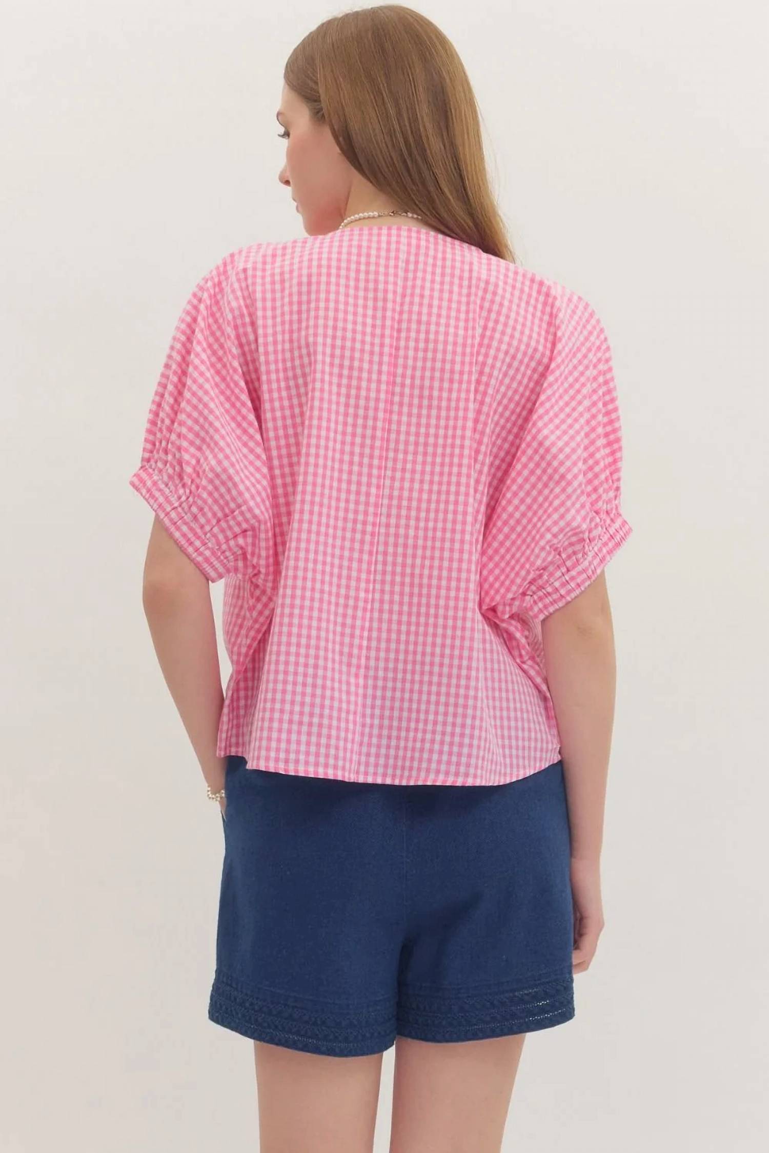 Entro - Puff Sleeve Top