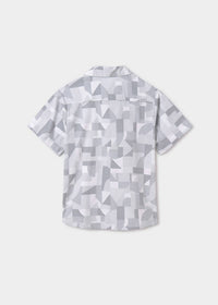 Mayoral - Boys' Geometric Short Sleeve Shirt