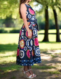 Zenara - Belted Tank Dress