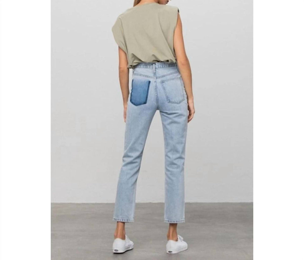 Insane Gene - Manda High Waist Ripped Tapered Jeans